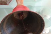 Antique Bronze School Bell