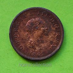 United Kingdom 1807 year Half Penny.
