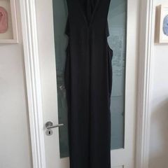 WAREHOUSE black contemporary jumpsuit with bralet insert Sz 12UK