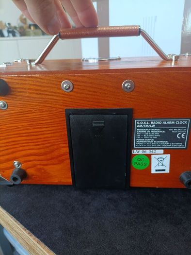 Spirit of St. Louis Aviator Alarm Clock Radio Flight Case S.O.S.L. Collection