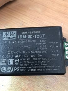 power supply Mean Well IRM-60-12ST Switched Mode Power Supply