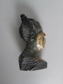 Carved Stone Bust