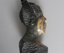 Carved Stone Bust