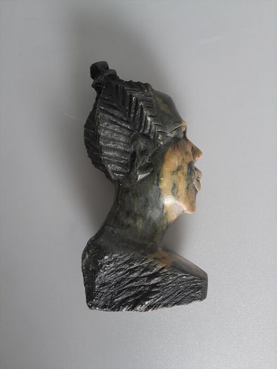 Carved Stone Bust