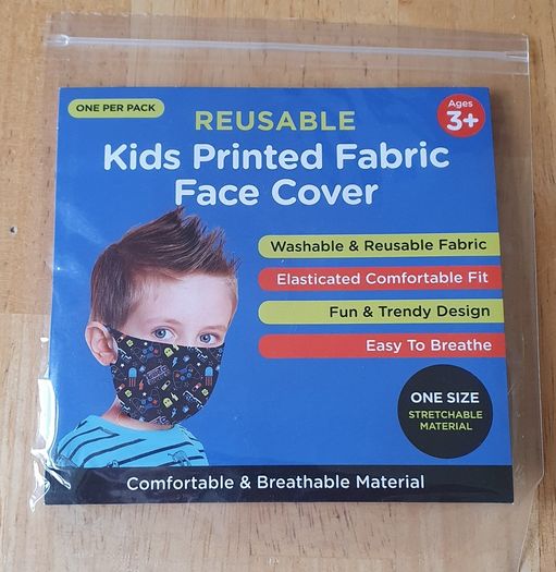 BNIP - A Reusable Childs Fabric Mask - #