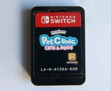 Pet Clinic Cats & Dogs Nintendo Switch Cartridge Only, Tested And Works!