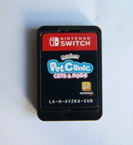 Pet Clinic Cats & Dogs Nintendo Switch Cartridge Only, Tested And Works!
