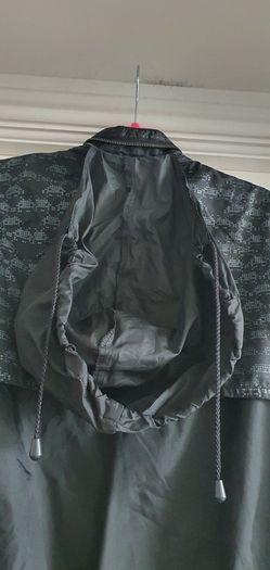 JUNK de LUXE Mens black hooded zip-up Sz S - Rrp 129.95 (New)