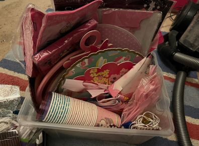 girls birthday party box