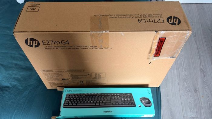 HP E27m G4 27' QHD LED IPS Conferencing Monitor - Sealed Box