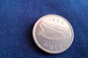 Five Pence Coin.  Irish. 1996.