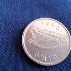 Five Pence Coin.  Irish. 1996.