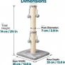 Dimaka 74cm Tall Cat Scratching Post for Large Cats - Brand New Sealed Image 3