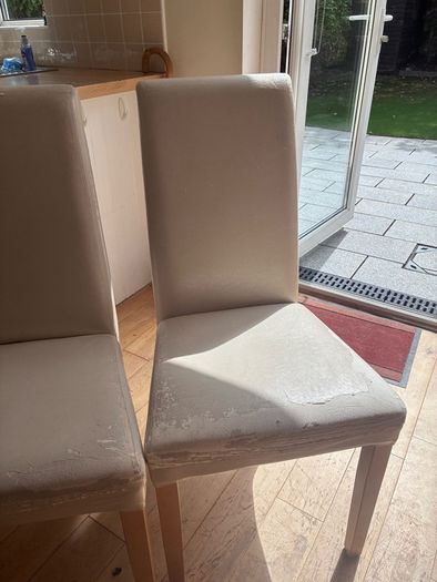 four dining chairs