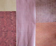 Dollshouse wallpaper for exterior and roof tiles