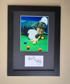 Jimmy White snooker legend autograph
