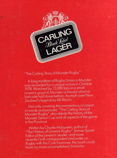 Munster Rugby - The Carling Story Of Munster Rugby (charles Mulqueen)