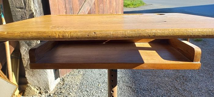 vintage kids school table