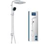 GROHE Vitalio Comfort 250 Flex - Shower System with Diverter (Square 25cm Head Shower 2 Spray Rain & SmartRain Image 2