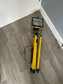 Single Head Halogen Work Light Telescopic