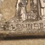 Holly Glass paperweight Our Lady of Lourdes 1990 in blue box. Image 2