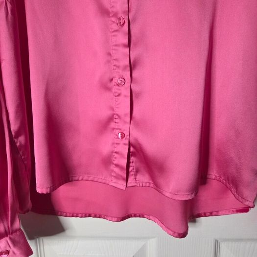 Neon pink blouse  size M