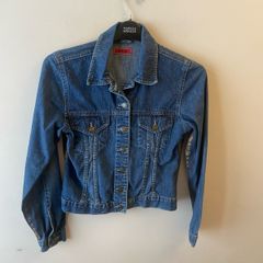 Sparkly denim jacket (size 10)