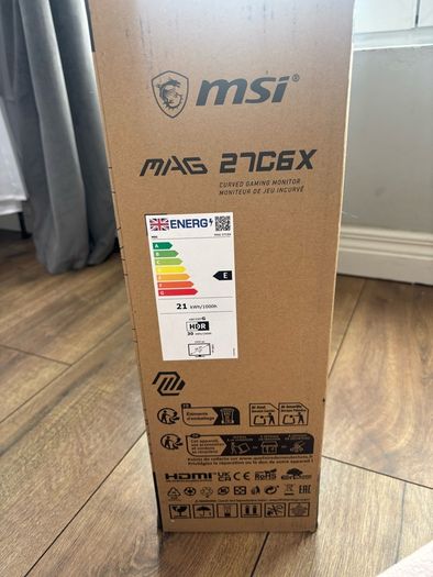 Brand new gaming Monitor MSI MAG 27C6X