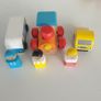 Wooden vehicles cars train helicopter bundle Image 6