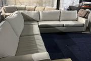Grey corner sofa set o shaped