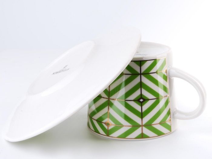 Porcelain Cup and Saucer Zoe 240 Ml