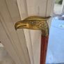 Vintage walking stick solid brass eagle head Image 10