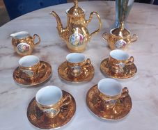 Bernadotte Czechoslovakia tea set, porcelain, stunning, D18