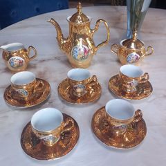 Bernadotte Czechoslovakia tea set, porcelain, stunning, D18