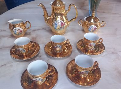 Bernadotte Czechoslovakia tea set, porcelain, stunning, D18