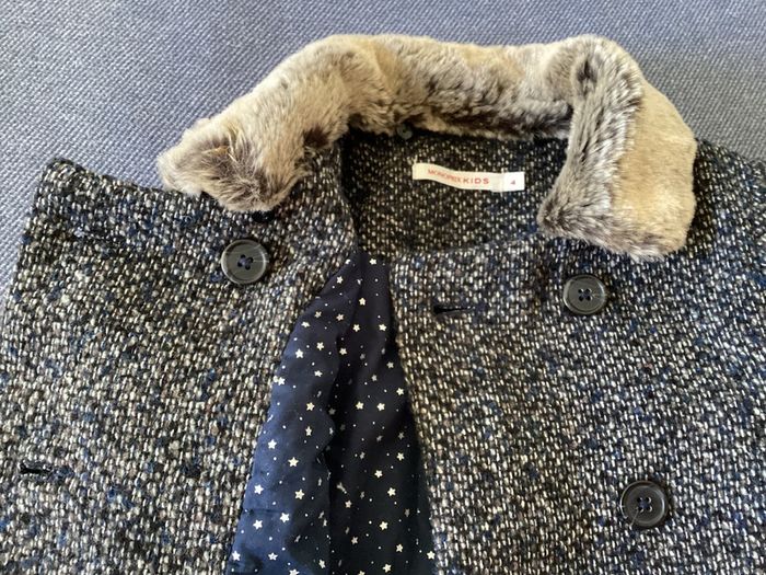 Coat and hat, size 3-4 years
