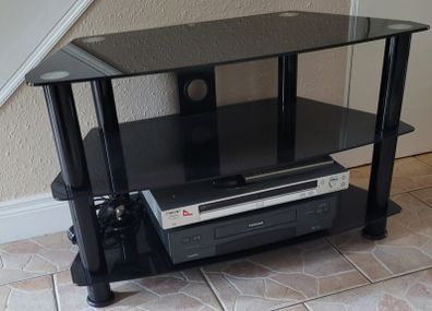 Glass TV stand