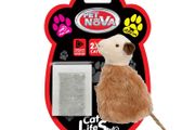 Pet Nova Cat Brown Mouse With Catnip Toy
