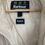 jackets- This is new , without tags, never worn. A very stylish , springtime Barbour jacket, warm but light, in a fabulous colour combo of on trend burgundy, lavender and cream. Image 4