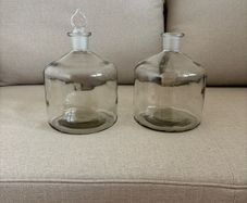 Bell jars and burette reagent bottles