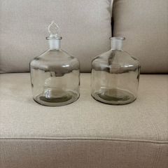 Bell jars and burette reagent bottles