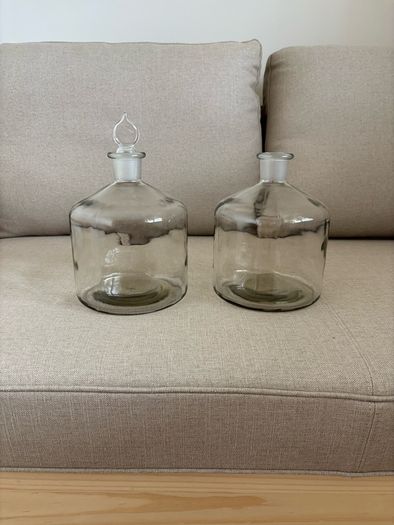 Bell jars and burette reagent bottles
