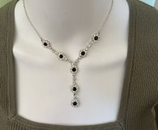 silver tone necklace