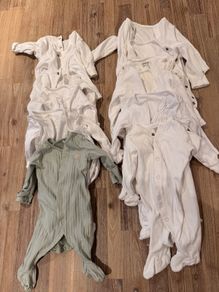 12 Newborn Baby Sleepsuits/ Baby Grow Gender Neutral