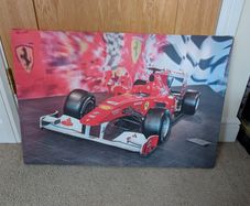 Ferrari F1 Canvas