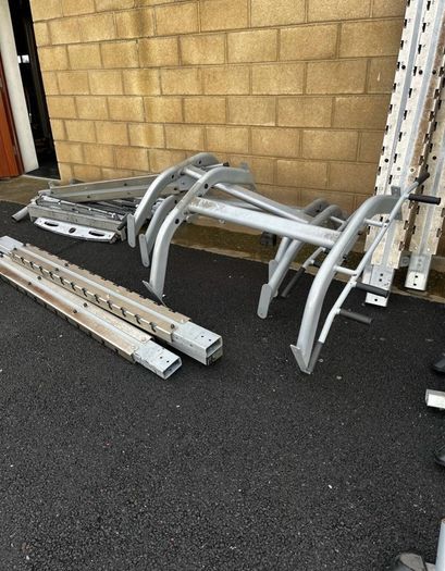 Full commercial indigo fitness power rack