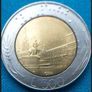 Italy 500 Lire,1988 MINT ERROR Highly Collectible. Image 2