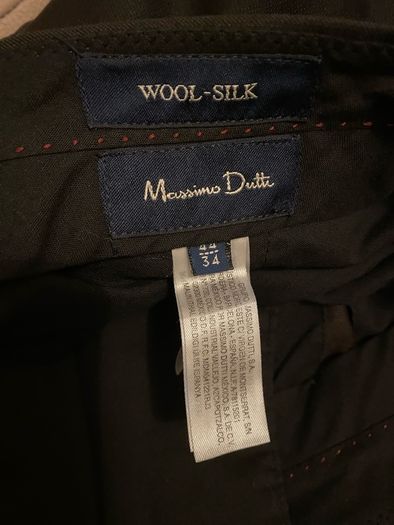 Man's suits Suit jacket & trousers Massimo Dutti dark brown