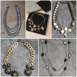 Five Vintage Necklaces