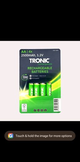 New Rechargeable AA 1.2 V Nimh Batteries